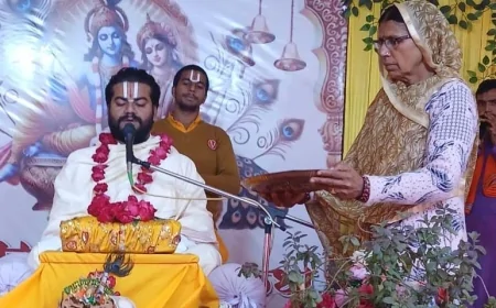 कथा के तीसरे दिन आचार्य ने खोले संस्कारों के रहस्य