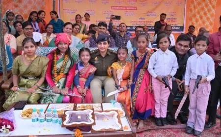 जनपदीय मिनी बाल क्रीड़ा प्रतियोगिता का भव्य समापन