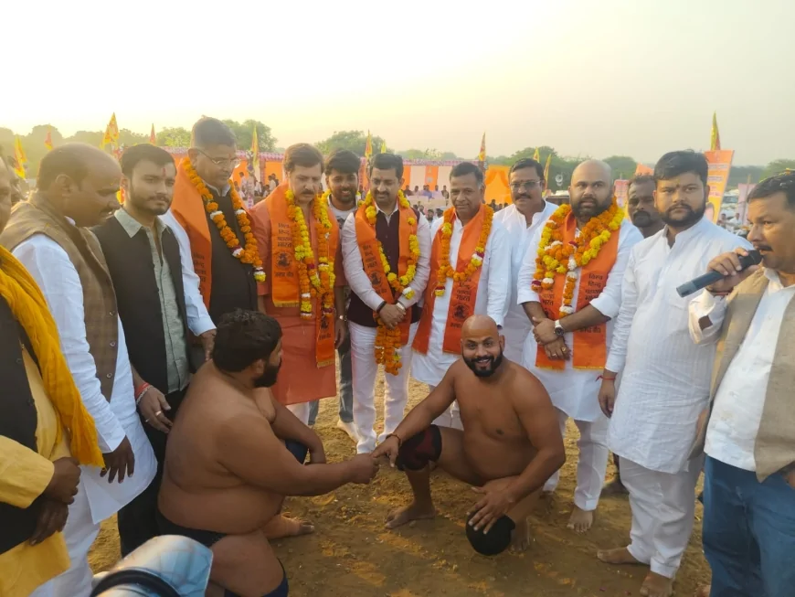 मरौली में विशाल दंगल का रोमांच — पहलवानों ने दिखाया दमखम