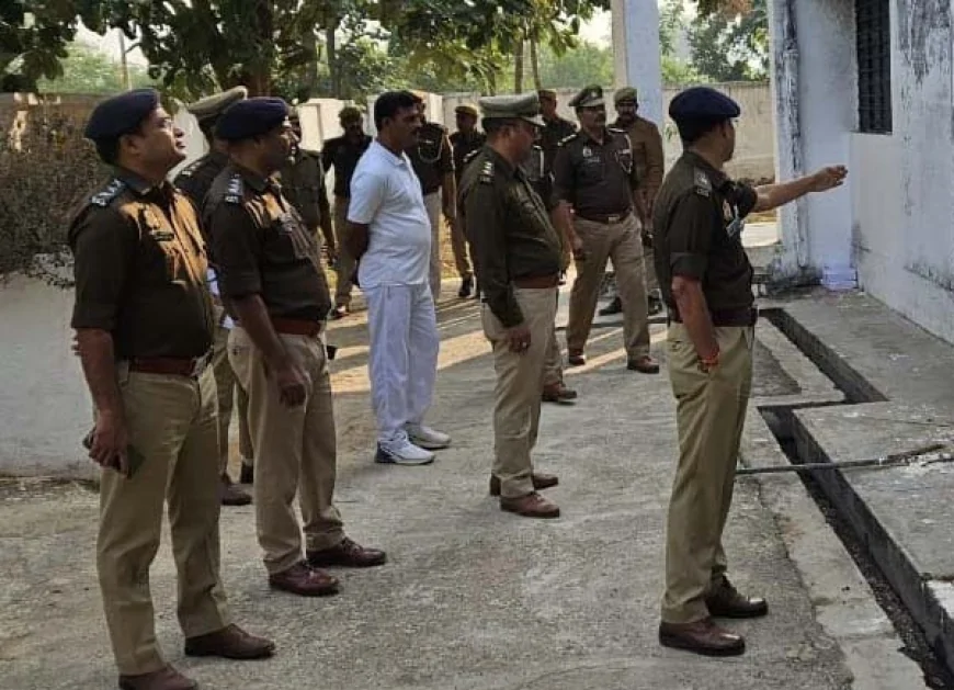 परेड सलामी लेकर एसपी ने पुलिस लाइन की देखी व्यवस्था