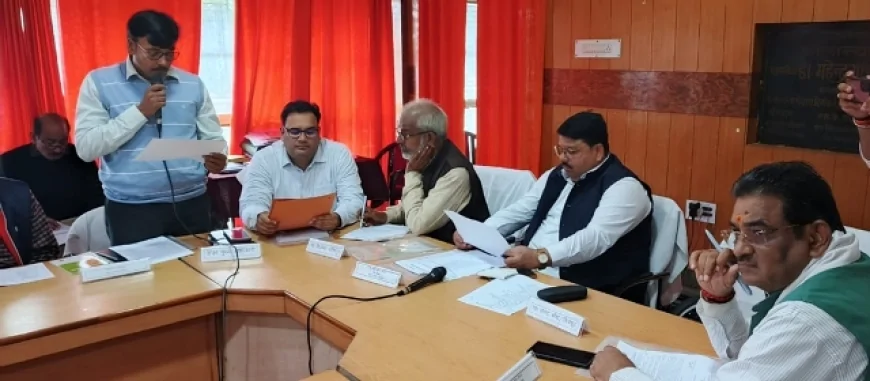 विकास कार्यों के लिए जिला पंचायत ने प्रदान की 4,125.59 लाख के पुनरीक्षित बजट की स्वीकृति