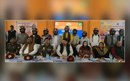 सड़क सुरक्षा जागरूकता के लिए चलाए जा रहे यातायात माह का समापन