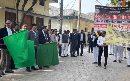 राष्ट्रीय लोक अदालत के प्रचार के लिए निकाली गई जागरूकता रैली