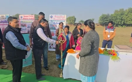 भागवत प्रसाद मेमोरियल एकेडमी, बाँदा में तीन दिवसीय वार्षिक खेल महोत्सव 2025 का भव्य शुभारंभ