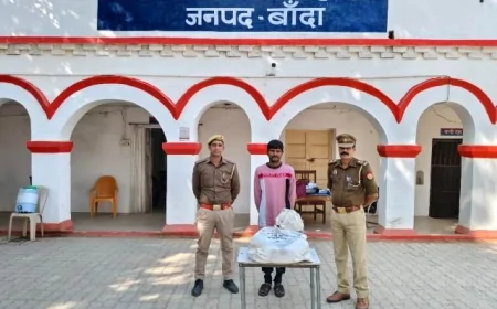 बांदा : पुलिस ने 6 घंटे में स्टेपनी टायर चोरी करने वाला आरोपी दबोचा, चोरी का सामान बरामद