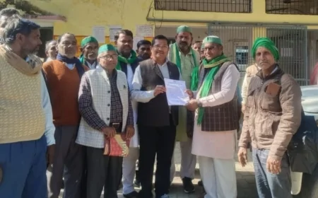 भाकियू ने समस्याओं को लेकर सौंपा ज्ञापन