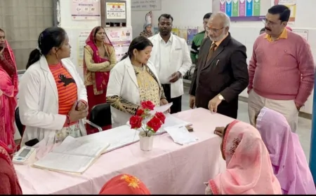 सीएचसी राजापुर का सीएमओ ने किया औचक निरीक्षण