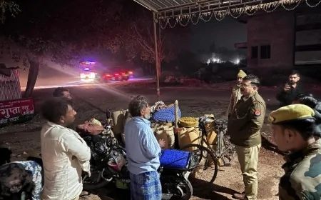 झुग्गी झोपड़ियां और होटलों में पुलिस का विशेष चेकिंग अभियान, कोई संदिग्ध नहीं मिला