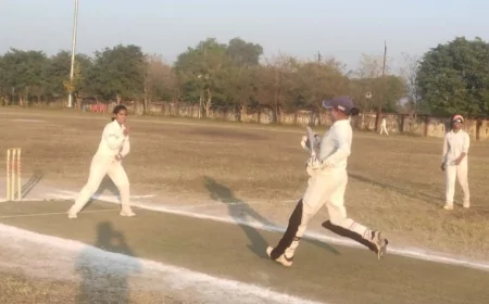 महिला क्रिकेट में जबलपुर ने लखनऊ को 6 विकेट से हराया