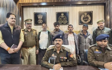 चित्रकूट : अमवां मोड़ लूट कांड का खुलासा, चार आरोपी गिरफ्तार