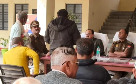 कुरारा थाने में समाधान दिवस आयोजित, फरियादियों की समस्याओं का निस्तारण