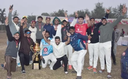 चित्रकूट चैलेंज कप पर ललितपुर ने जमाया कब्जा