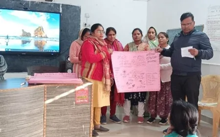 दो दिवसीय उन्मुखीकरण कार्यशाला बीआरसी में संपन्न