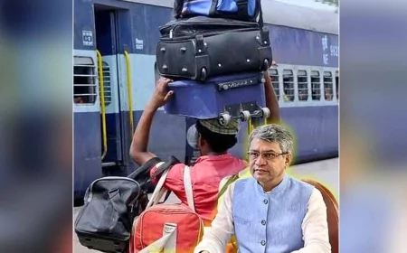 ट्रेन में तय सीमा से अधिक सामान पर लगेगा शुल्क