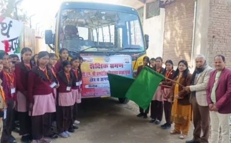 पीएम श्री विद्यालय कछार पुरवा के बच्चों ने किया शैक्षिक भ्रमण