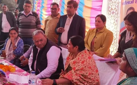 महिलाओ से संवाद कर आयोग सदस्य ने जानी समस्याएं