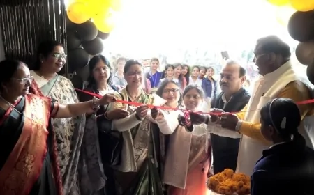 छात्राओं ने करियर मेले में किया प्रतिभा प्रदर्शन