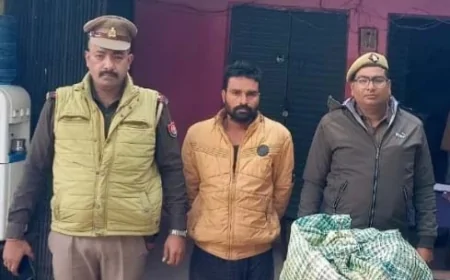 9 किलो 470 ग्राम गांजा के साथ दो गिरफ्तार