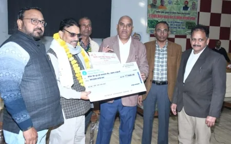 गौ सेवक योगेश जैन को पशुपालन में मिला प्रथम स्थान