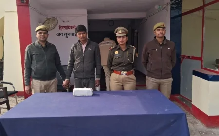 बांदा : पुलिस ने गैर-इरादतन हत्या के मामले में अभियुक्त को किया गिरफ्तार