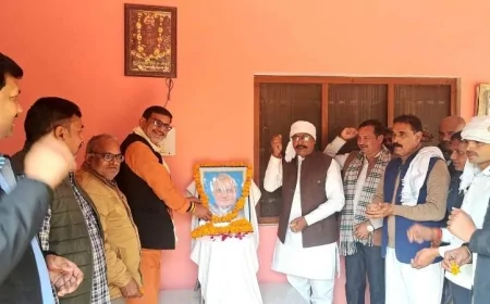 राष्ट्र को समर्पित रहा है पूर्व प्रधानमंत्री अटल बिहारी वाजपेयी का जीवन - आर के सिंह पटेल