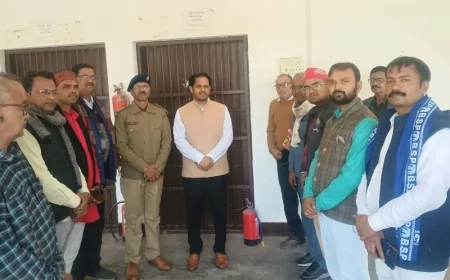 ईवीएम वेयर हाउस का किया त्रैमासिक निरीक्षण