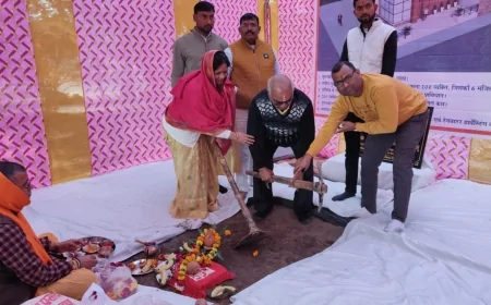 नागरी प्रचारक पुस्तकालय के नवीन भवन का भूमि पूजन, बनेगी आधुनिक डिजिटल लाइब्रेरी