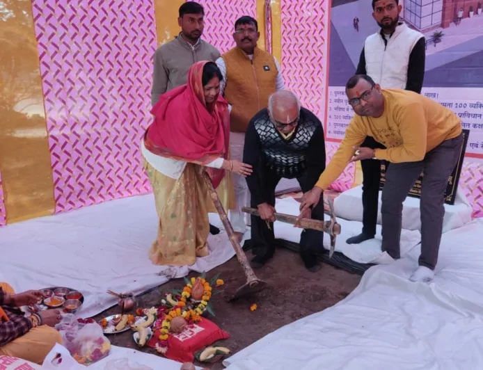 नागरी प्रचारक पुस्तकालय के नवीन भवन का भूमि पूजन, बनेगी आधुनिक डिजिटल लाइब्रेरी