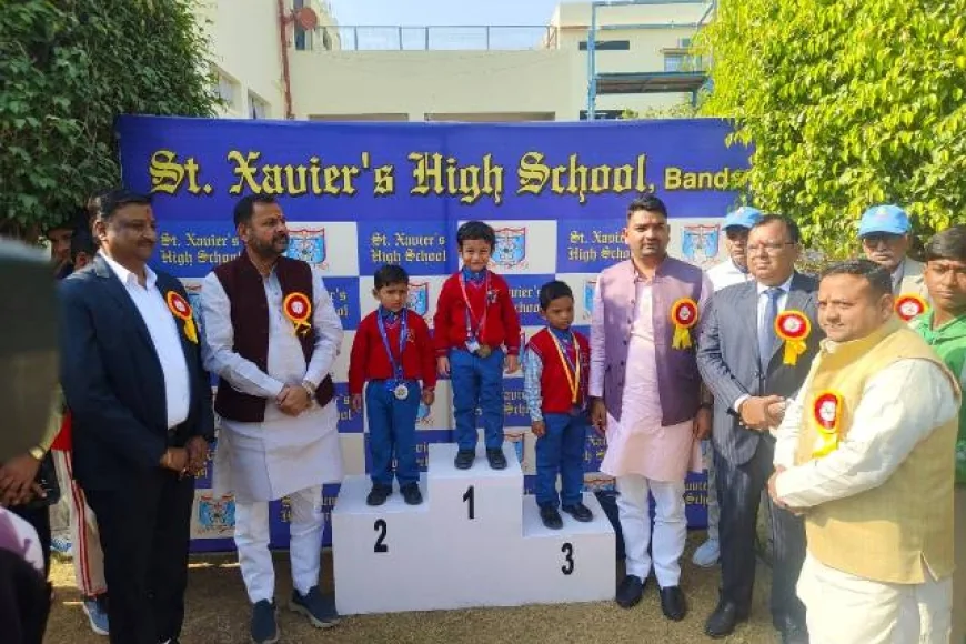 सेंट जेवियर्स हाई स्कूल, बांदा में दो दिवसीय खेलकूद प्रतियोगिता का भव्य शुभारंभ