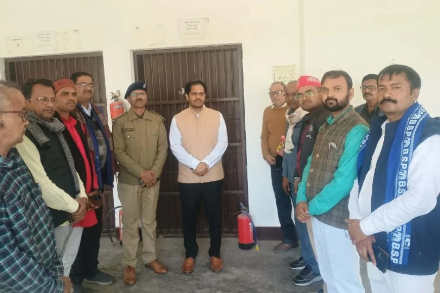 ईवीएम वेयर हाउस का किया त्रैमासिक निरीक्षण