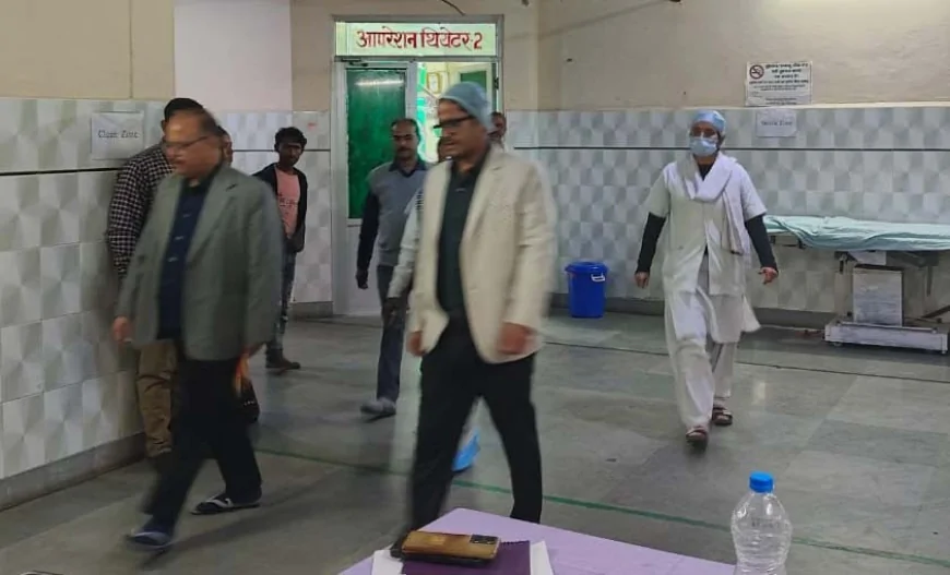 संयुक्त जिला चिकित्सालय का डीएम ने किया निरीक्षण, दिए निर्देश