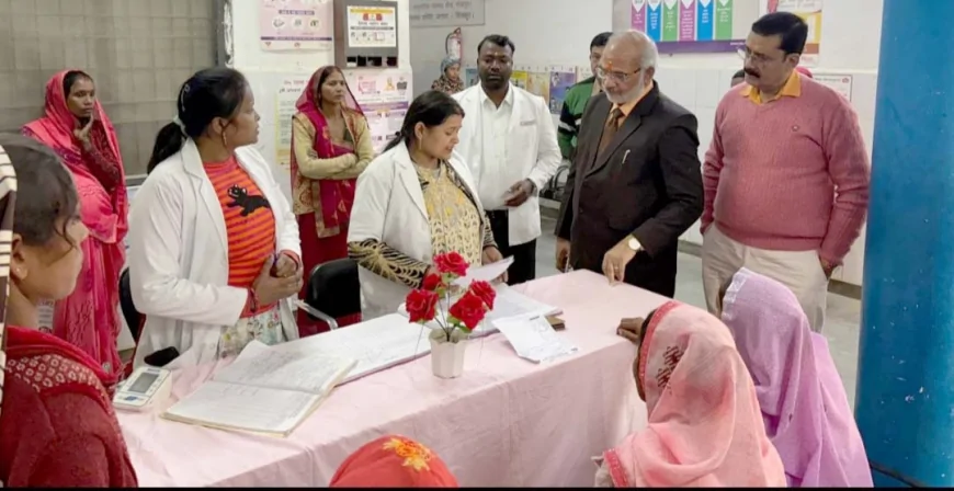 सीएचसी राजापुर का सीएमओ ने किया औचक निरीक्षण