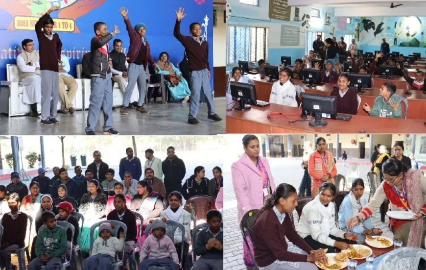 प्रेम सदन स्कूल के दिव्यांग बच्चों ने किया भ्रमण