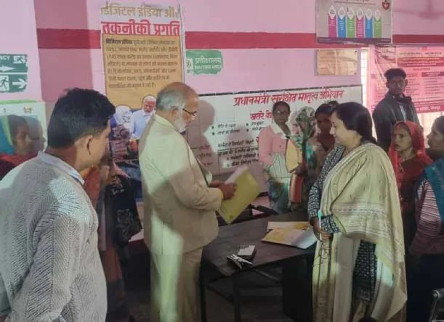 सीएमओ ने सामुदायिक स्वास्थ्य केन्द्र रामनगर का किया औचक निरीक्षण