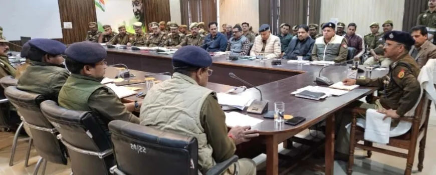 एसपी की अध्यक्षता में राघव प्रेक्षागार में हुई अपराध समीक्षा गोष्ठी