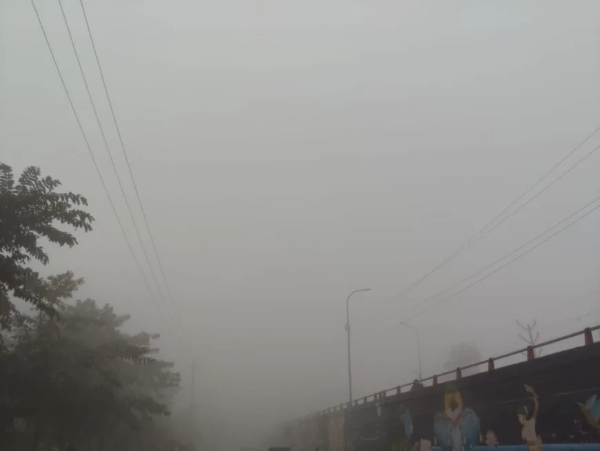 घने कोहरे और भीषण ठंड की गिरफ्त में यूपी, 50 जिलों में रेड अलर्ट