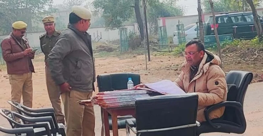 अपर एसपी ने थाना मारकुंडी का किया निरीक्षण