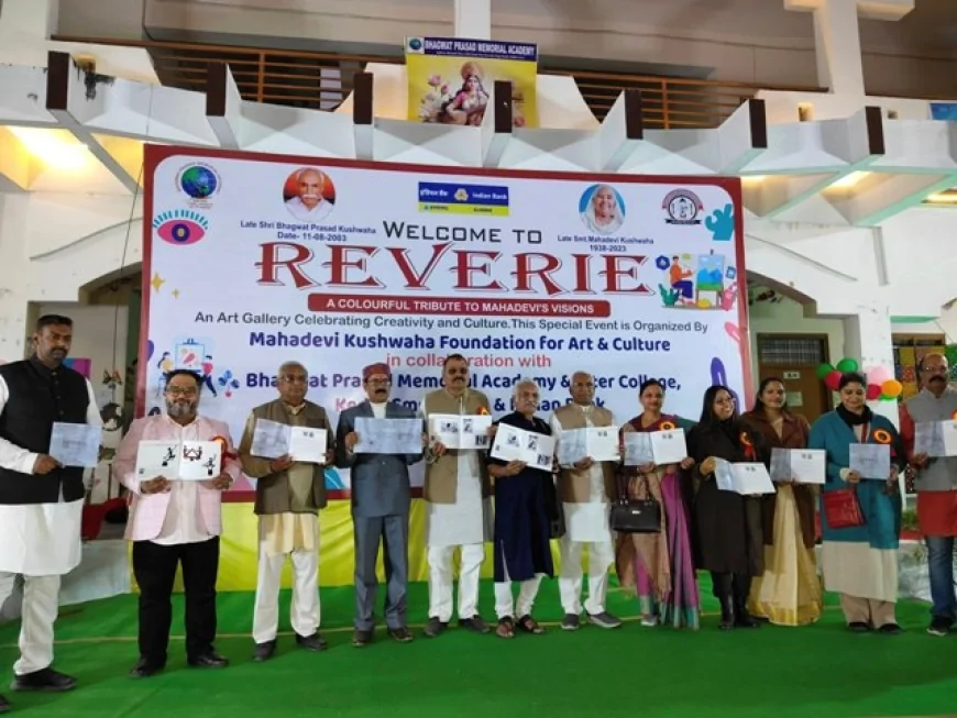 'रेवेरी : महादेवी की दृष्टि को रंगों में श्रद्धांजलि’ कार्यक्रम का भव्य शुभारंभ