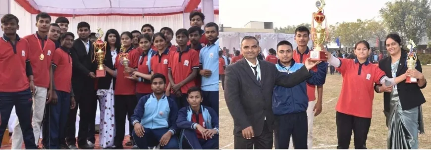 स्वरूप खेल उत्सव का समापन, छात्र-छात्राओं ने दिखाया हुनर