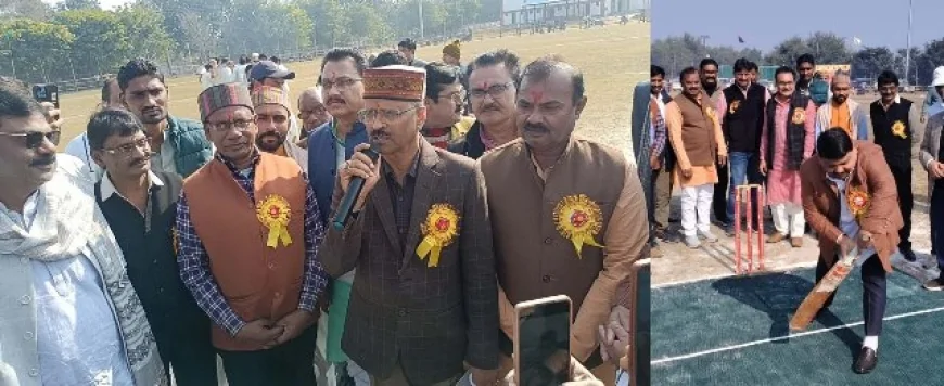 क्रिकेट टूर्नामेंट सुभाष चैलेंज कप का भव्य शुभारंभ