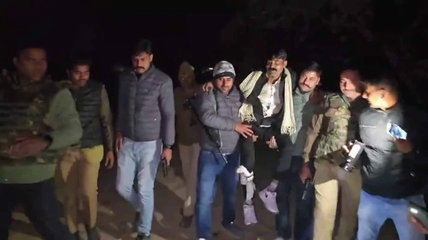 बाँदा : 13 साल बाद पुलिस मुठभेड़ में एक लाख का इनामी बदमाश गिरफ्तार