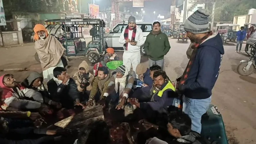 भीषण ठंड से राहत के लिए योगी सरकार गंभीर, बांदा में 454 स्थानों पर जल रहे अलाव, 5484 जरूरतमंदों को मिले कंबल