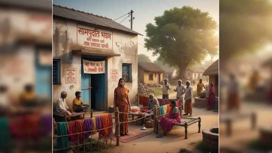 सामुदायिक भवन पर महिला का अवैध कब्जा, ग्राम प्रधान की तहरीर पर मुकदमा दर्ज