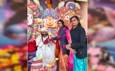 खाकी अखाड़ा रामबाग में महंत अमृतदास का मनाया गया जन्मदिन