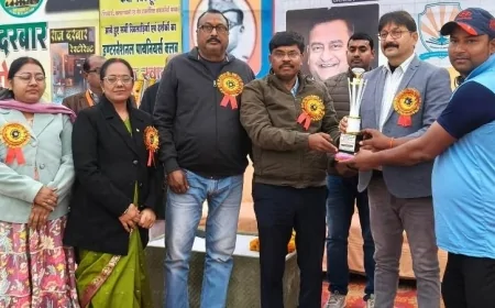 दिव्यांग क्रिकेट टूर्नामेंट में कानपुर ने जीता फाइनल मैच