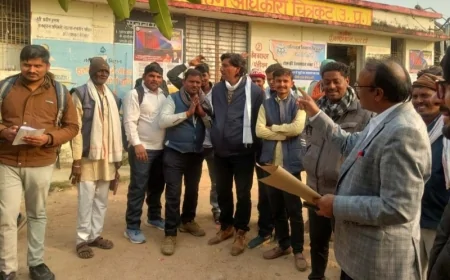 प्रचार वाहन ने यातायात नियमों का किया प्रचार प्रसार