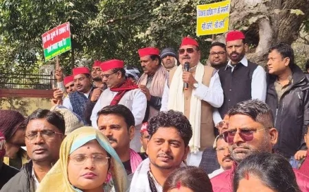 राइफल क्लब मैदान की नीलामी रोकने को सपा का ज्ञापन, राज्यपाल से हस्तक्षेप की मांग