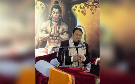 भगवान हनुमान की बाल लीलायें दिव्य व मनमोहक : डॉ अनिरुद्ध आचार्य जी महाराज