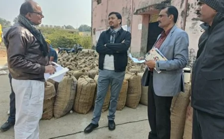 एडीएम वित्त एवं राजस्व ने धान क्रय केंद्रों का किया निरीक्षण, किसानों को समय से भुगतान के सख्त निर्देश