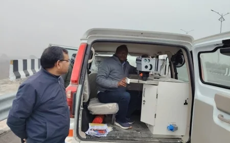 स्पीड गन से ऑटो चालान शुरू, बांदा को मिले दो इंटरसेप्टर वाहन